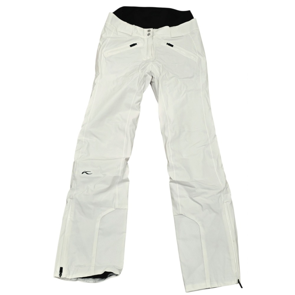 KJUS Womens Formula Ski Snow Pants Size 34 XS White Insulated Winter Snowboard